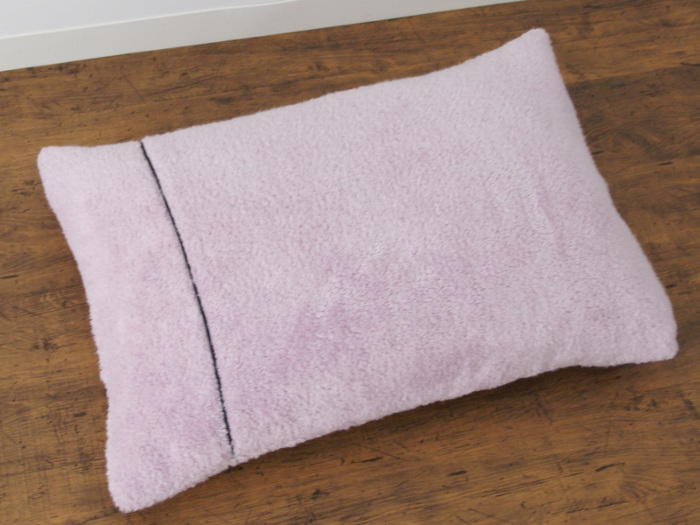 【 ピンク ＆ ダルブラック 】 スーピマ コットン 無撚糸 ピロケース 2枚 セット SP-45 タオル スーピマコットン スーピマ オーガニックコットン 綿 高級 ギフト お祝い